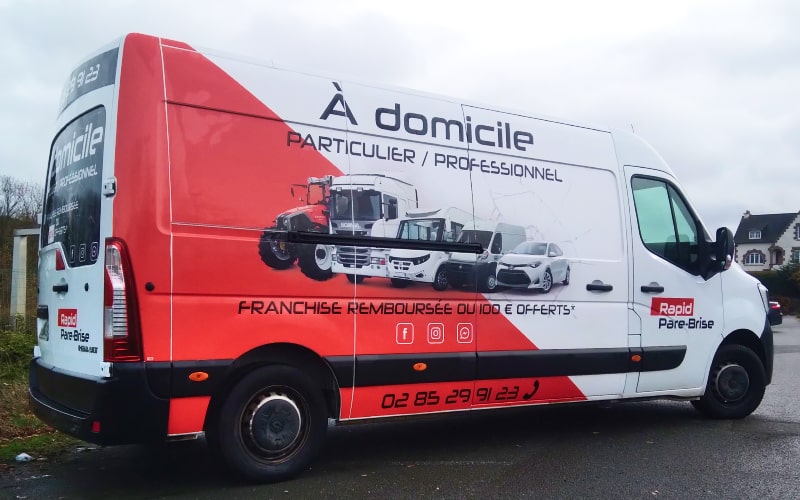 Camion Rapid Pare-Brise pose à domicile